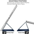 thumbnail image 5 of DuraSafe Cases iPad 6th 5th Gen Air 2nd 1st 9.7 Inch [ iPad 5th 6th Air 2nd 1st ] MP242LL/A MP252LL/A MPGA2LL/A MRM52LL/A MR702LL/A MR6Y2LL/A TriFold PC Smart PU Leather Hard Back Cover - Navy Blue, 5 of 8