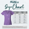thumbnail image 4 of Shop4Ever Women's His Grace is Enough Slim Fit V-Neck T-Shirt Medium Heather Purple, 4 of 5
