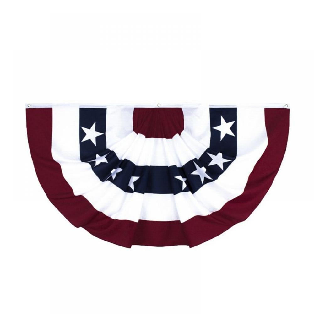 Bunting Fan Flag 3'x5' Wholesale Lot 10 Pack 3x5 USA American Stars Stripes U.S