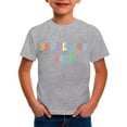 thumbnail image 1 of Rovga Chemises Garçons Hauts Garçons Col Rond T-Shirt Tenue Décontractée Quotidienne Activités Printemps Été Tenues Adorables 8-9 Ans Gris, 1 of 4