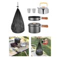 thumbnail image 1 of Juego de utensilios de cocina Cola para acampar olla y hervidor de agua 5x gris, 1 of 8