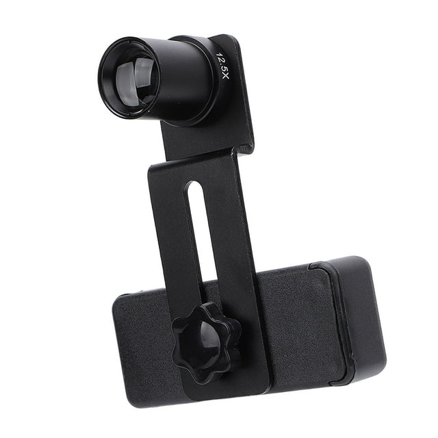 Adaptador De Cámara De Teléfono Móvil Para Microscopio, Adaptador De Teléfono Inteligente Con Lente De Microscopio De Vidrio óptico Para Teléfono Inteligente De 70 A 90 Mm