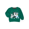 thumbnail image 5 of Bluey Toddler Long Sleeve Graphic Crewneck with Matching Jogger Pant, 2 Piece Set, Sizes 12M-5T, 5 of 6