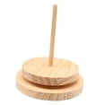 thumbnail image 2 of Wooden Yarn Ball Holder Stand Crocheting Winder Rotation Thread Spool Sewing Macarena Titular de hilo, 2 of 8