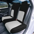 thumbnail image 3 of For 2016-2024 Honda Civic FH Group Neoprene Custom Fit Car Seat Covers Waterproof  - Rear Gray, 3 of 4