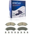 thumbnail image 6 of Detroit Axle - 5 Lugs Front & Rear Disc Rotors Brake Pads + Rear Brake Calipers Replacement for Dodge Ram 1500 Durango Aspen - 10pc Set Fits select: 2013-2014 RAM 1500 ST, 2015-2017 RAM 1500 SLT, 6 of 7