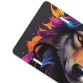 thumbnail image 2 of Zufioo Colorful Wolf Head Print Car Aluminum Front License Plate, 12x6 Inch Decorative Personalized Car License Plate Car Accessories, 2 of 8