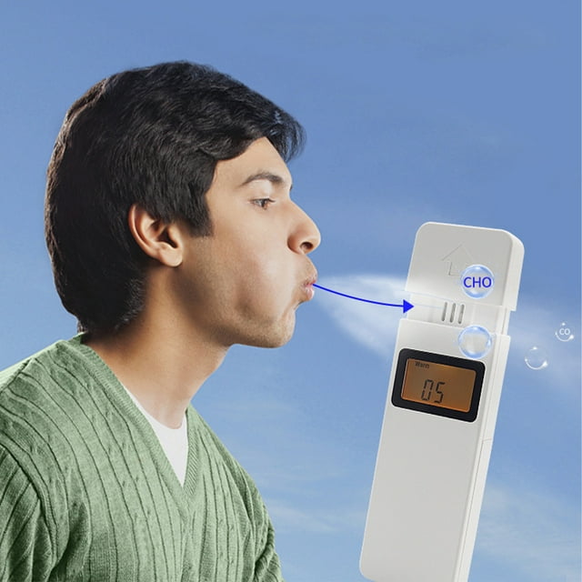 TIMIFIS Ethanol Concentration Detector Blow Type Non- Handheld Mini Portable Dry Battery High Accuracy Lightweight Ethanol Concentration Detector Other Exterior Accessories