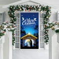 Christmas Door Decoration Door Cover Hanging Cloth Holiday Party Layout christmas-door-decoration-door-cover-hanging-cloth-holiday-party-layout