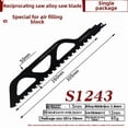 thumbnail image 1 of Lame de Scie en Alliage Durable pour Coupe Efficace des Blocs Aérés, Briques Rouges et Pierres – Installation Facile, Design Compact pour Professionnels et Amateurs de Bricolage (S1243), 1 of 6