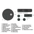 thumbnail image 4 of Lecteur CD, Fonction de Lecture Mémoire 5.0 Lecteur de Musique Portable Rechargeable pour Extérieur pour Maison, 4 of 8