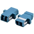 thumbnail image 3 of LC Fiber Optic Adapter - LC to LC Duplex Singlemode Coupler - 5 Pack - Blue, 3 of 7