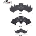 thumbnail image 6 of 12 Pack Halloween Hanging Bats, Creepy Flying Rubber Bats Decor for Halloween Party Supplies, 6 of 7