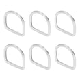thumbnail image 2 of Small D Rings,20Pcs D Rings Durable D Rings Buckle D Rings Reliable and Durable, 2 of 9