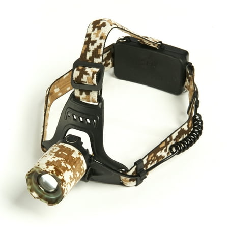 - Equipped Outdoors Tactical Head Lamp with Adjustable LED Light Modes - Camping Headlamp