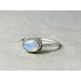thumbnail image 2 of Heaven Crafts Tiny Moonstone Ring 925 Sterling Silver Handmade Stackable Gift For Her, 2 of 6