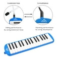 thumbnail image 3 of EASTROCK 32 Keys Melodica Air Piano Keyboard with Oxford Bag & Double Tubes Mouthpiece for Beginners,Blue, 3 of 6