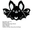 thumbnail image 7 of Halloween Hair Grip Bat Butterfly Shape Strong Claw Anti-slip Spooky Scary Atmosphere Photo Prop Halloween Party Headwear Hair Clamp Hair Clip, 7 of 7