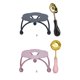 thumbnail image 2 of Bearachild Cuchara para derretir cera Vintage, soporte para cucharas, sello para manualidades DIY, juego de sellado de sobres con letras para artesanos Cocina y Comedor Oro rosa Bearachild HA070823-02, 2 of 6