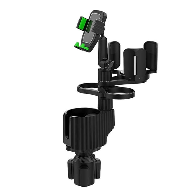 koolsoo Generic Car Cup Holder Expander Drink Holder Universal Easy Installation Adjustable Phone Mount for Snacks Water Bottles Green
