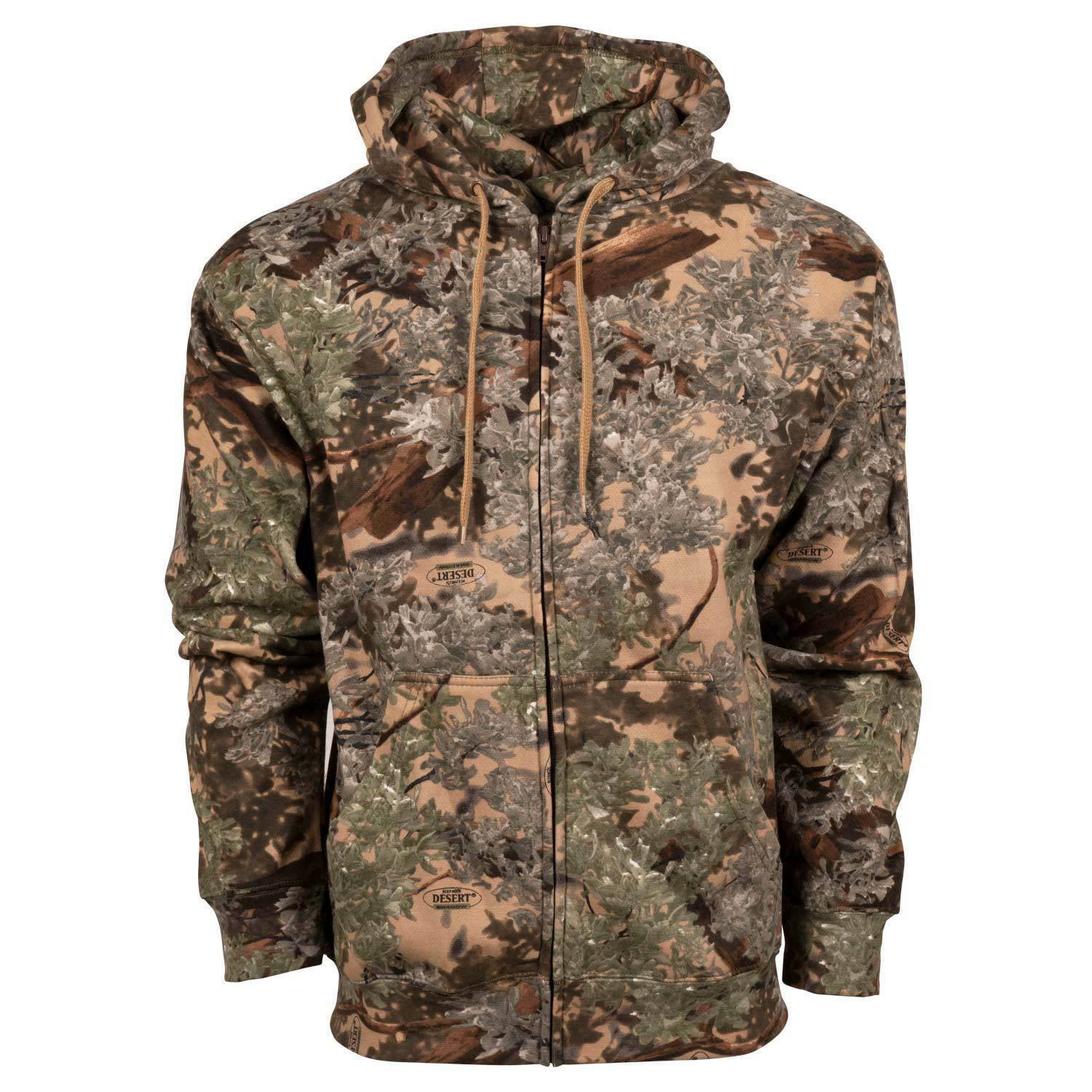 King's Camo Men's Desert Shadow Classic Cotton Pullover Hoodie All Sizes 