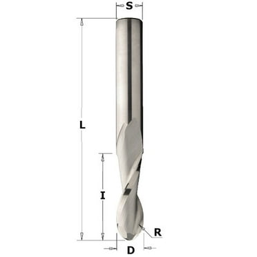 CMT 199.504.11 Solid Carbide Upcut Ball Nose Spiral Bit 3/8-inch Diameter 3/8-inch Shank