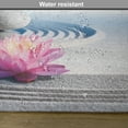 thumbnail image 6 of Ambesonne Lotus Flower Place Mats Set of 4, Harmony, Standard Size, Grey Blue Pink, 6 of 6
