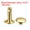 Gold Tone, variant on 100 Sets Leather Rivets 8mm Double Cap Rivets 12mm Height Metal Studs Rivet, Bronze Tone