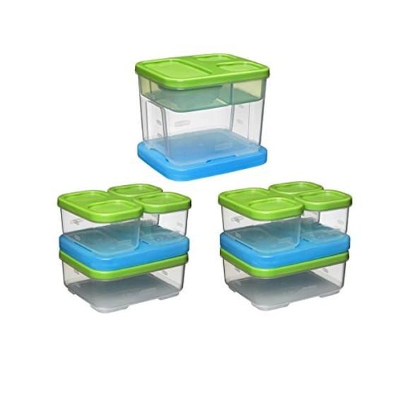 Rubbermaid Lunch Blox Set (3 kits)