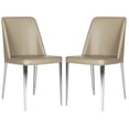 thumbnail image 2 of Safavieh Baltic 18''H Glam Upholstered Side Chair, Set of 2, 2 of 7