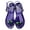 Purple, variant on Women's Cute Flat Sandals Jelly Fruit Beach Flip Flops Ankle Buckle Summer Walking Shoes Size 6-9
