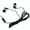 Black, variant on 3.5mm Cord In Ear Earphone Earbud Coiled Corded Headsets for Mobile Phone Tablet PC Computer MP3 Player Notebook