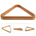 thumbnail image 3 of MRLESSY Wood Billiard Rack Triangle Billiard Rack Table Pool Ball Rack Wood Triangle Billiard Frame, 3 of 6