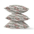 thumbnail image 6 of Lily Garden Stripes Indoor/Outdoor Fabric Pillow in Brown Pink 28x28, 6 of 8