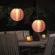 thumbnail image 3 of Lámpara Farol Solar LED 20 Cm IP55 para Fiestas Al Aire Libre (rosa), 3 of 9