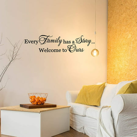 2 Pieces Vinyl Wall Quotes Stickers Family Lettering Wall Decals Scripture Wall Decal Bible Verse Vinyl Stickers Our Family Is A Circle Inspirational Stickers For Living Bedroom Home Decorations | Walmart Canada