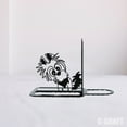 thumbnail image 3 of C-Craft Stainless Steel Yorkshire Terrier Dog Bookend, Adjustable, 5 Inch for Home Office, 3 of 5