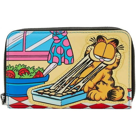 Loungefly Nickelodeon Garfield Loves Lasagna Zip Around Wallet