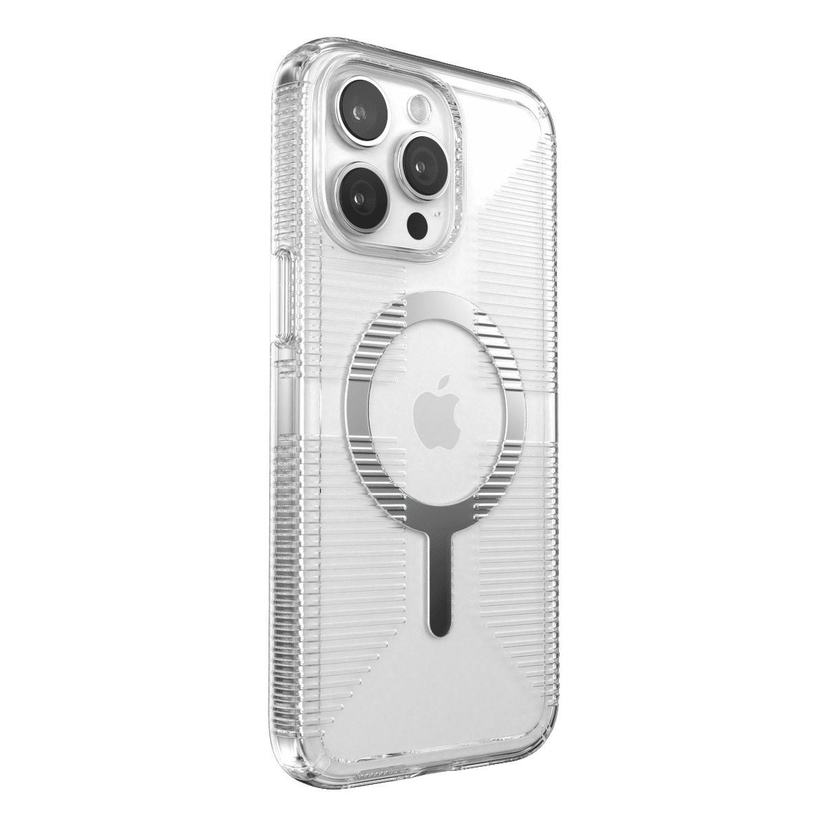 Speck Gemshell Grip Shock-Resistant Slim Cell Phone Case for Apple iPhone 15 Pro Max, Clear