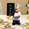 thumbnail image 1 of Adorno de Chef de cocina, escultura de Chef, novedad, figura decorativa de resina de bienvenida para Chef, estatua de decoración de Chef para encimera BLESIY Estatua del cocinero, 1 of 8