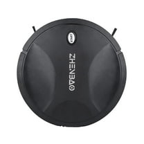 LACKUST Robot Pet Hair Vacuum,2 In 1 Intelligent Sweeping Robot Household Intelligent Robotic Sweeper Household Wireless Rechargeable Vacuum Sweeping For Pet Hair All Floors Carpets,Black