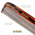 thumbnail image 6 of Kent 12T All Coarse Hair Detangling Comb Wide Teeth Pocket Comb for Thick Curly Wavy Hair. Hair Detangler Comb for Grooming Styling Hair Beard and Mustache. Saw-Cut Hand Polished. Handmade in England, 6 of 24
