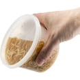 thumbnail image 4 of 16 Oz Disposable Plastic Deli Food Storage Containers with Plastic Lids, Leakproof, Great for Meal Prep, Picnic, Take Out, Traveling, Fruits, Snack, or Liquids, 4 of 7