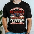 thumbnail image 6 of FLAGWIX 4th of July Gifts, Eagle With American Flag Tee, Veteran Dad T-Shirt VTM89HVN Veteran Grandpa T-shirt, 6 of 6