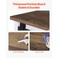 thumbnail image 4 of YKITRD Coffee Bar Cabinet 3-Tier Farmhouse Sideboard Buffet Table Barn Doors, 4 of 12