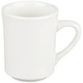 thumbnail image 2 of Core Dinnerware 8 oz Ivory White Coffee Mugs 6 Pack Restraunt Style China, 2 of 4