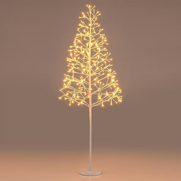 Topcobe Lighted Birch Tree, Pre-lit Twig Tree w/ 240 LED Lights, Artificial Trees for Christmas Decor Indoor Outdoor-5 FT