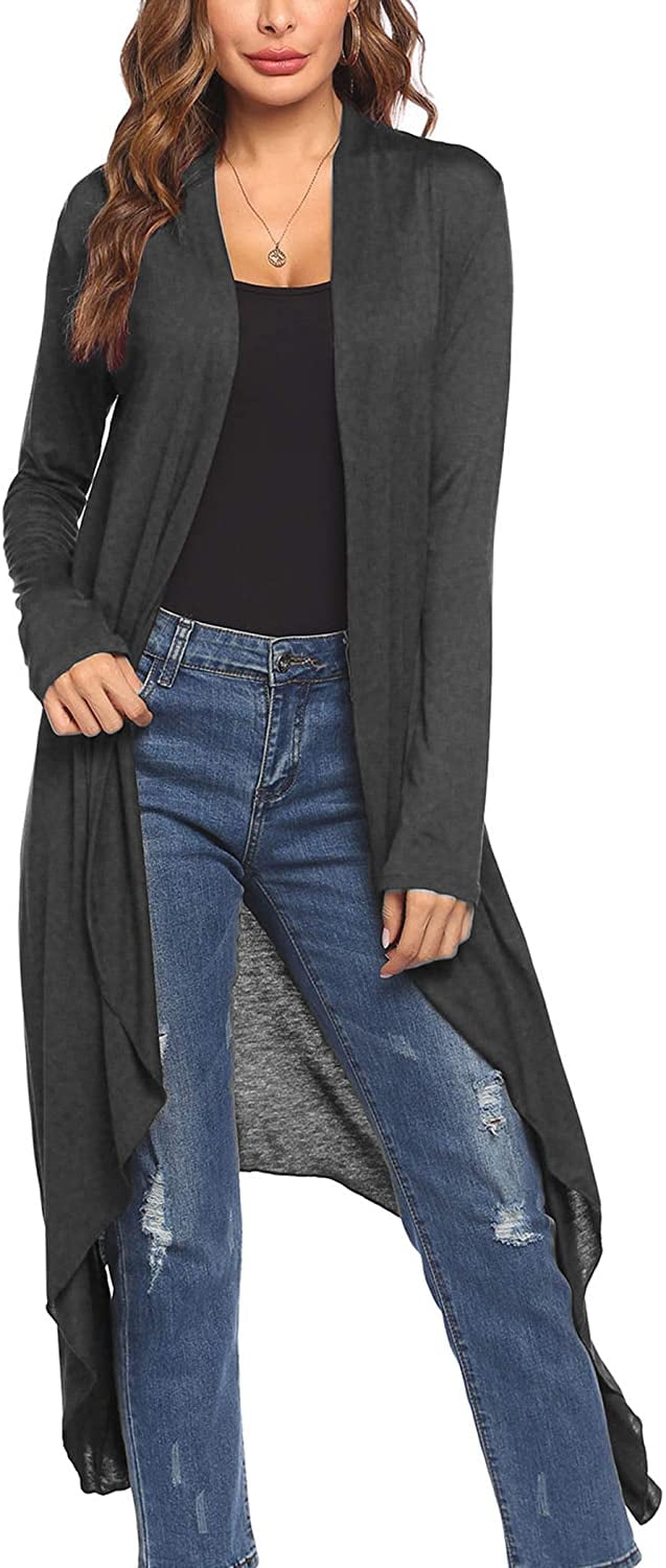 navy blue maxi cardigan