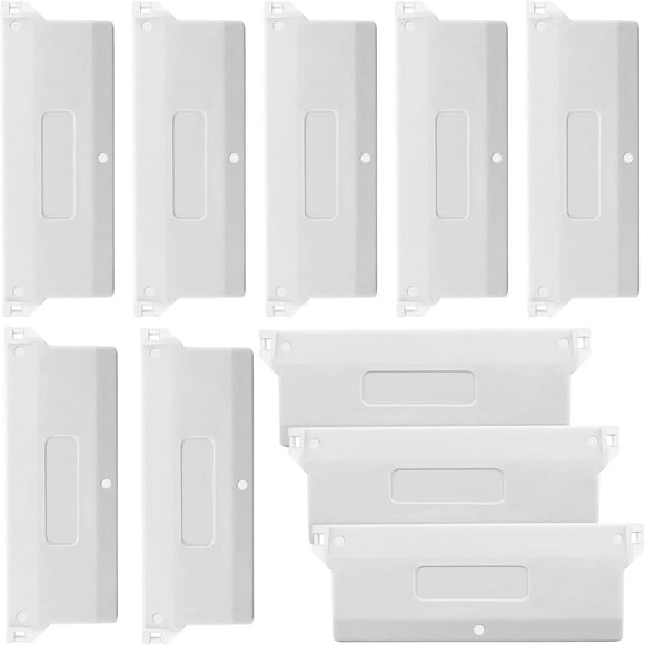 Californian Blind Weight Plate Weights for Vertical Blinds 10 PCS Vertical Blind Weights Vertical Blind Slats 127mm White