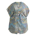 thumbnail image 3 of Jessica Simpson Women's Lurex Kimono Robe Swim Coverup, Sizes XS-XXL, 3 of 5